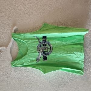 Fruit of the Loom Men's Tank with Navy Seals logo